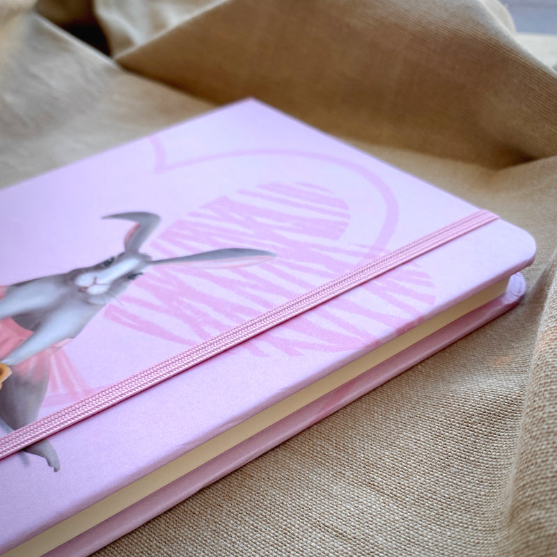 Miss Bit Bit Hardcover Notebook