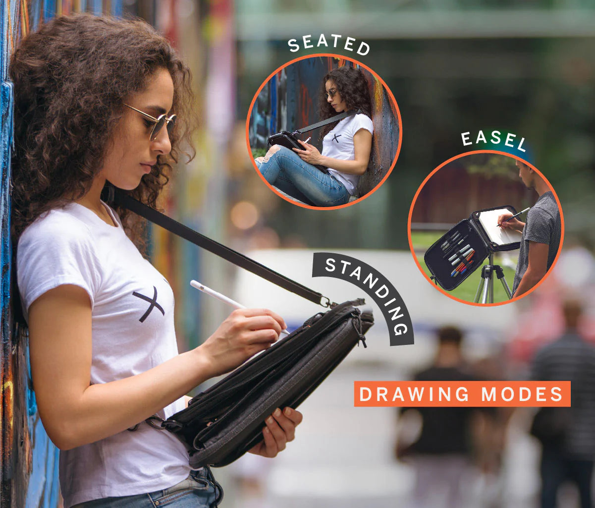 Etchr Slate Mini Satchel | Minimalist Art Bag