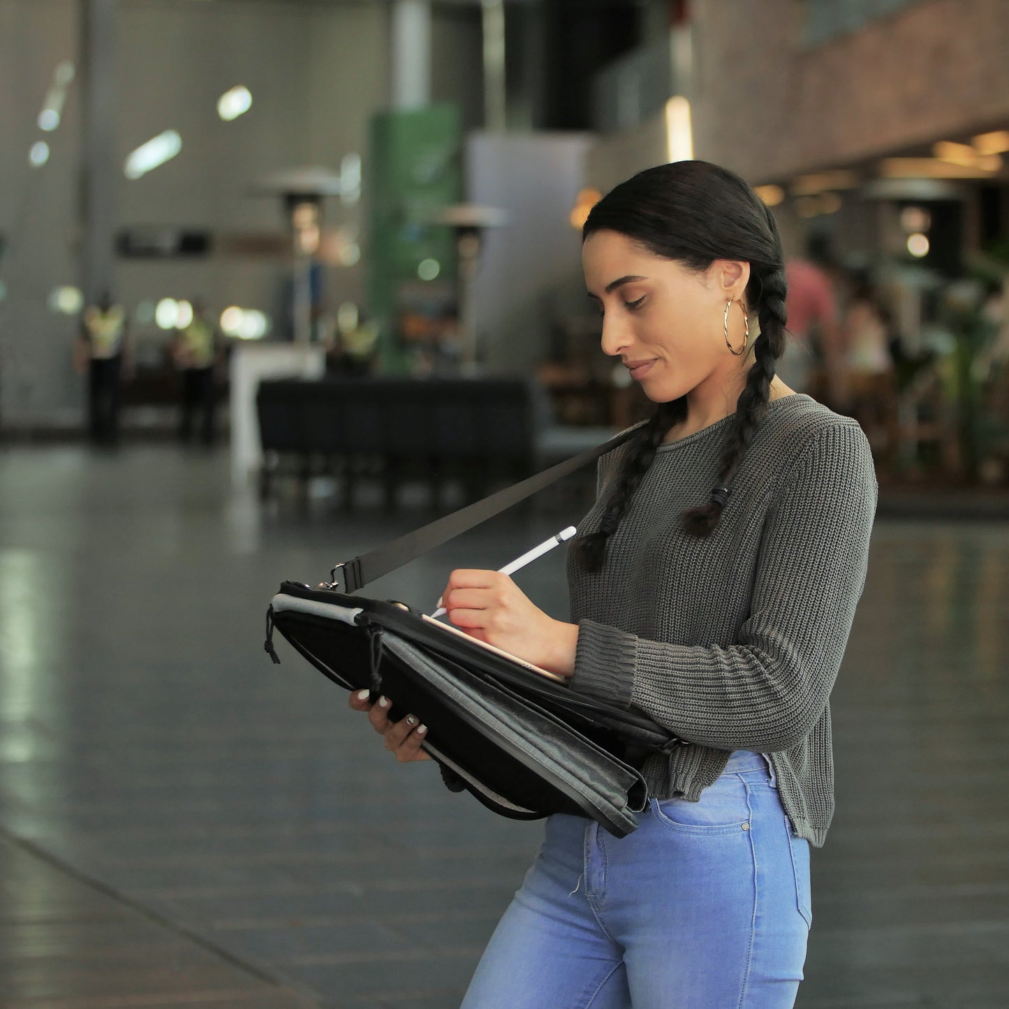 Etchr Slate Satchel | Minimalist Art Bag