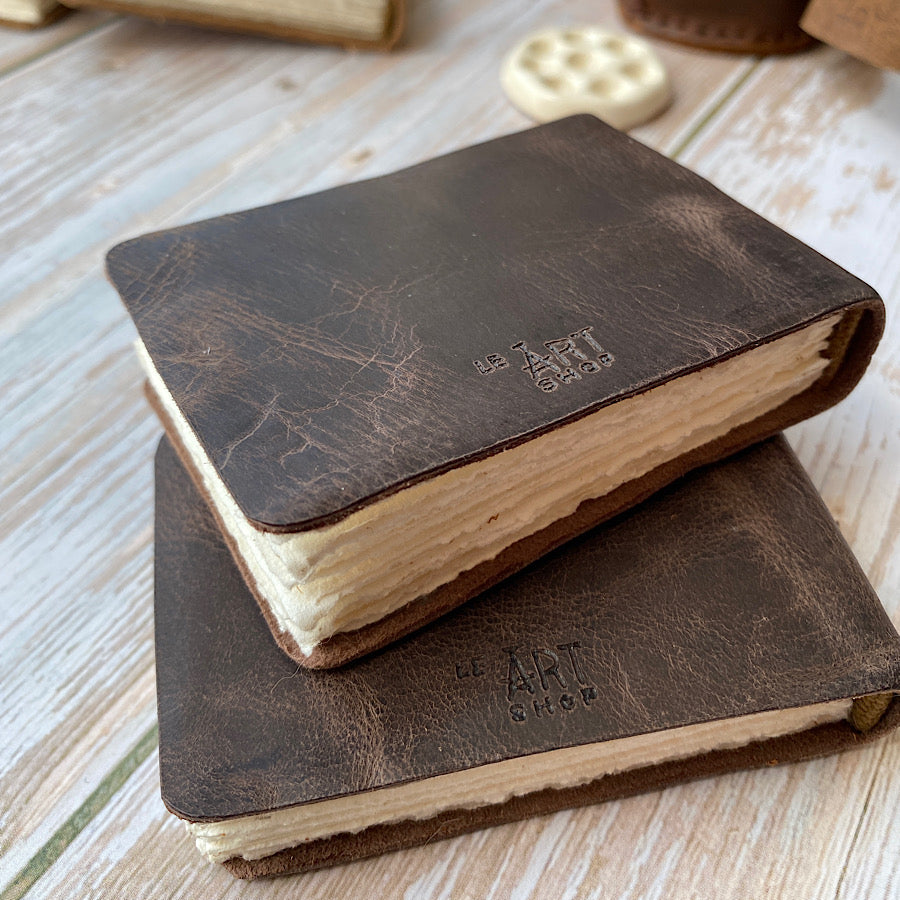Le Petit Miniature Handmade Leather Sketchbook