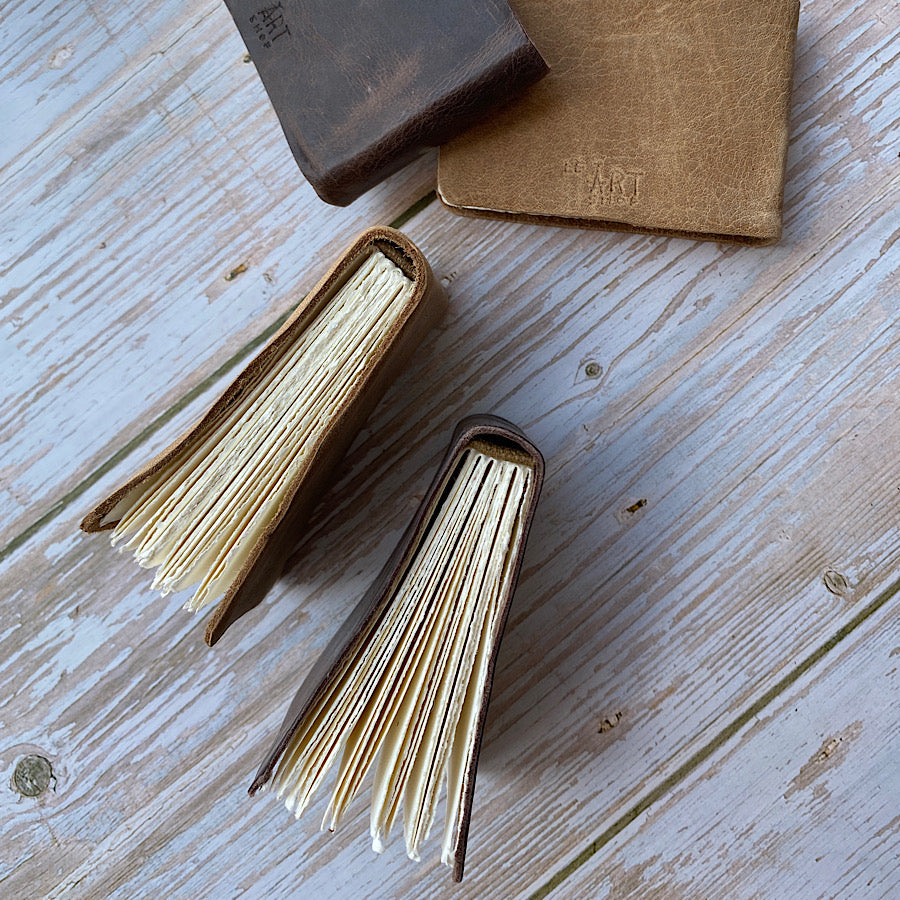 Le Petit Miniature Handmade Leather Sketchbook