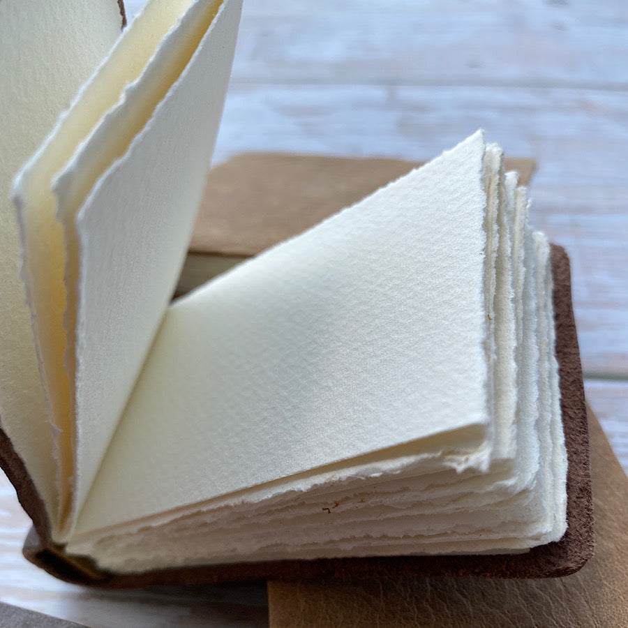 Le Petit Miniature Handmade Leather Sketchbook