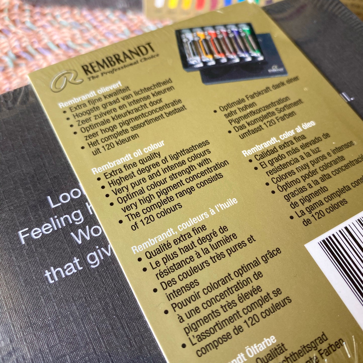 Rembrandt Professional Oil Colour, 6 colours 15ml tube