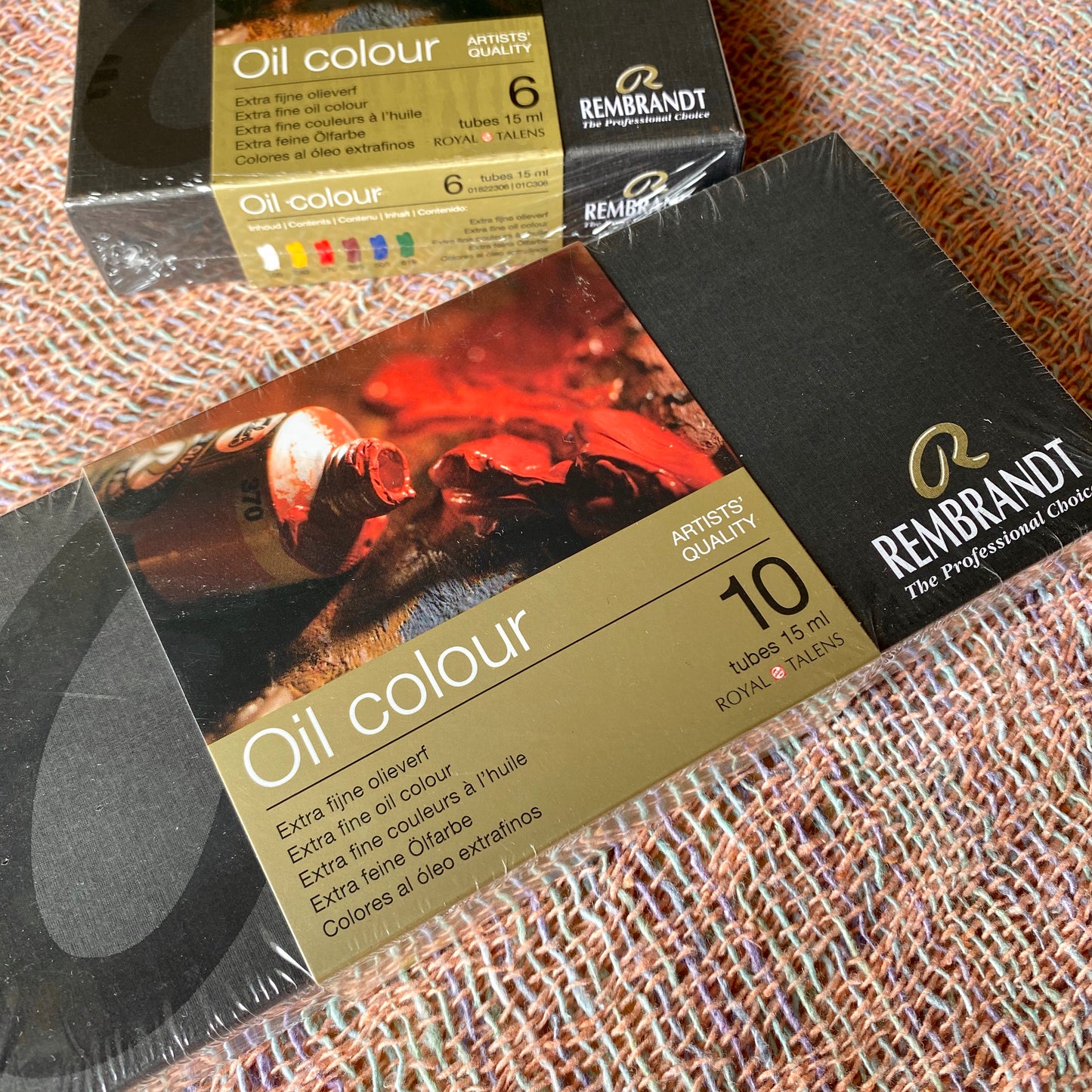 Rembrandt Professional Oil Colour, 10 colours 15ml tube
