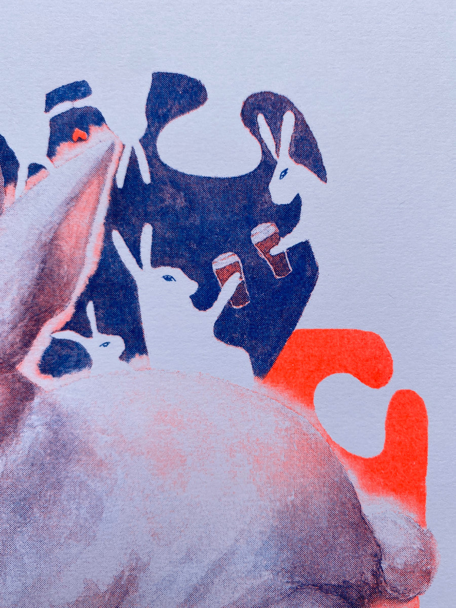 "Growing Up" | Limited Risograph Print by Cassielelolea