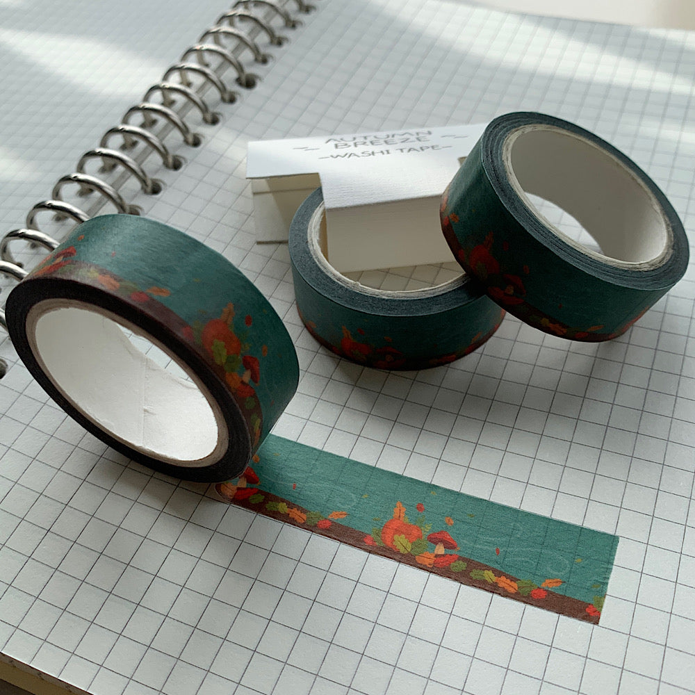 Autumn Breeze Washi Tape by Cassandra Tan