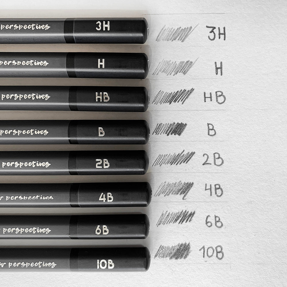 The Eye Graphite Sketching Pencils | Set of 12 + 1