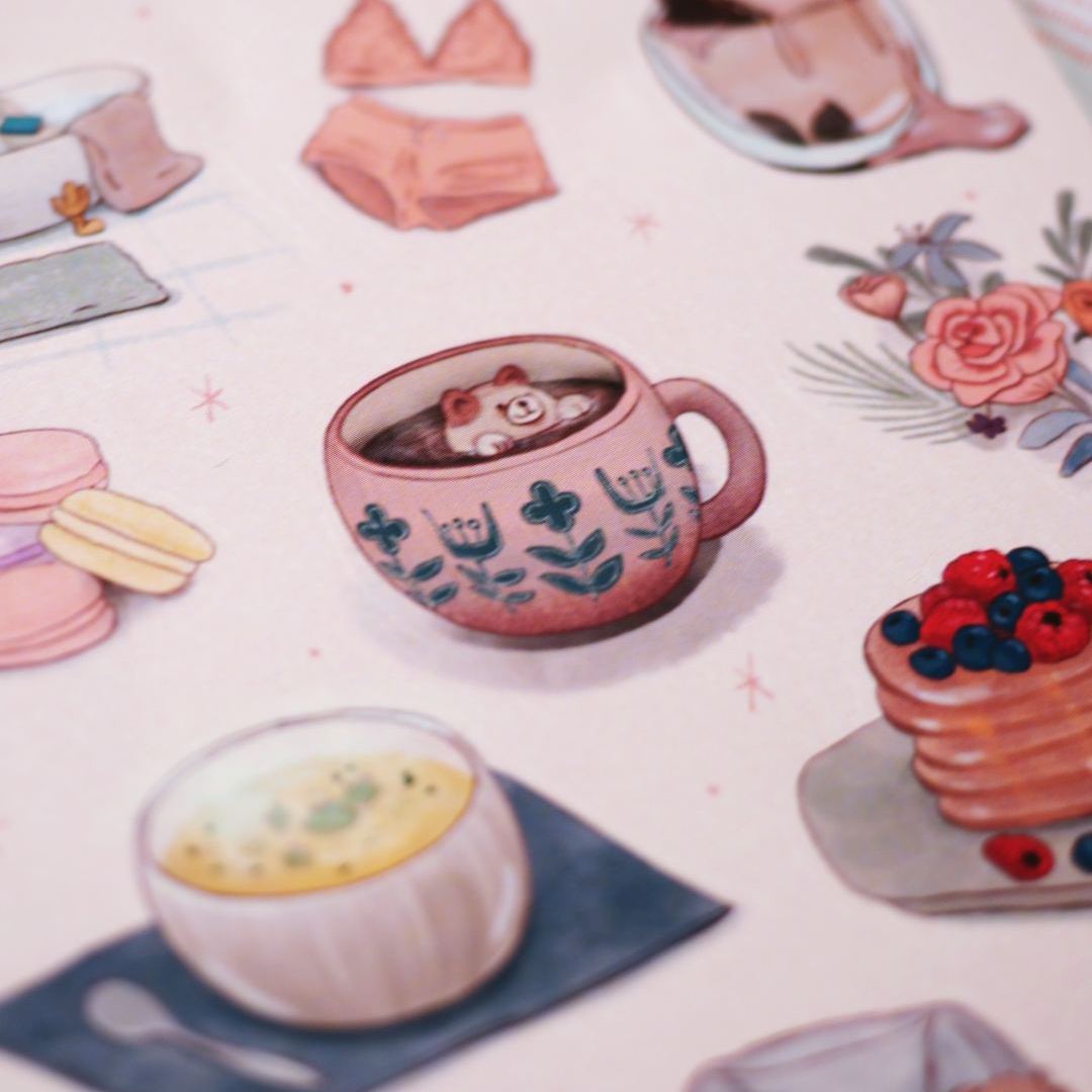 Essential Comfort Kit Stickers by September Khu