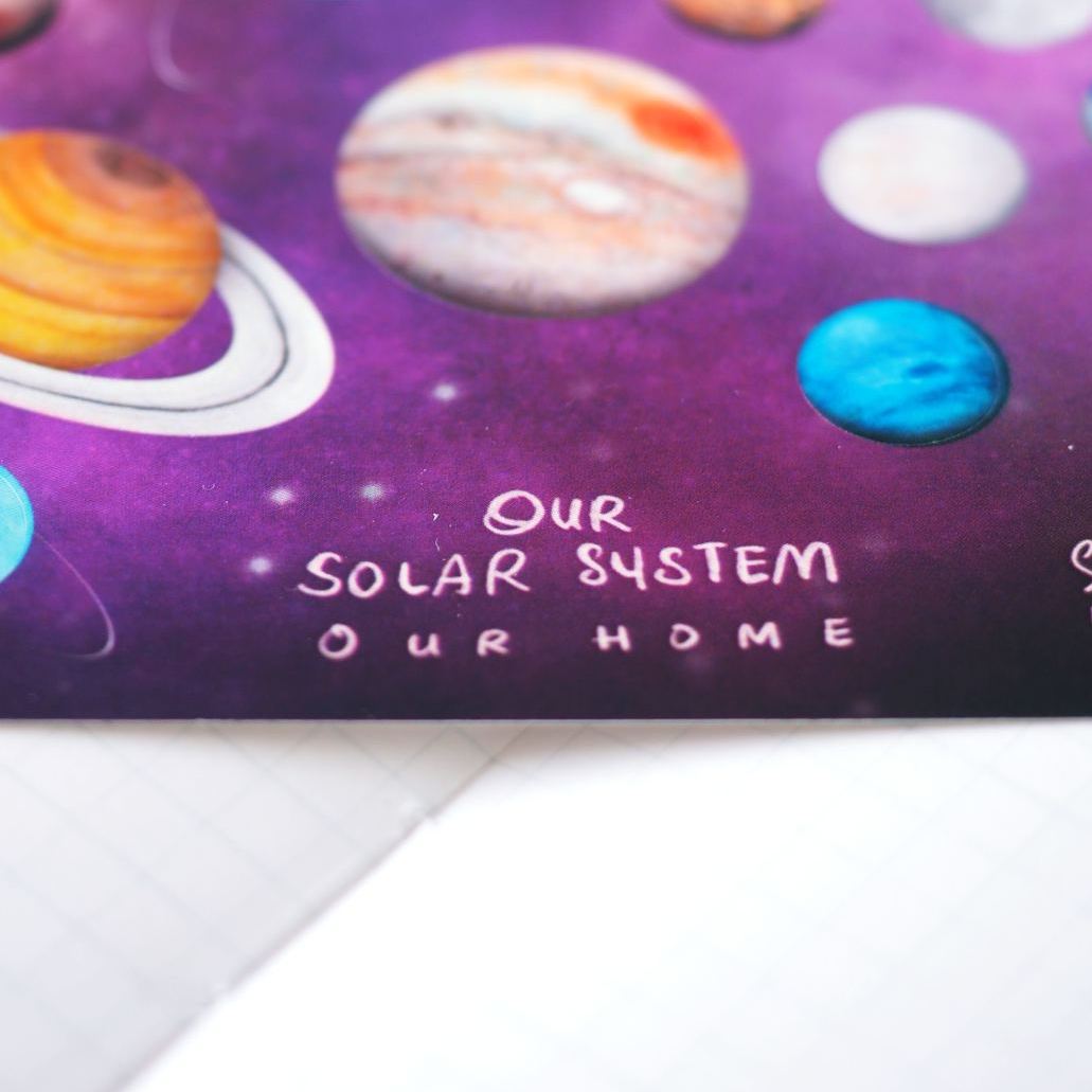 Solar System Stickers by September Khu