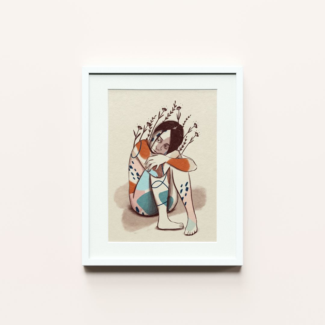 Waiting, Don't Wait | Art Print by September Khu