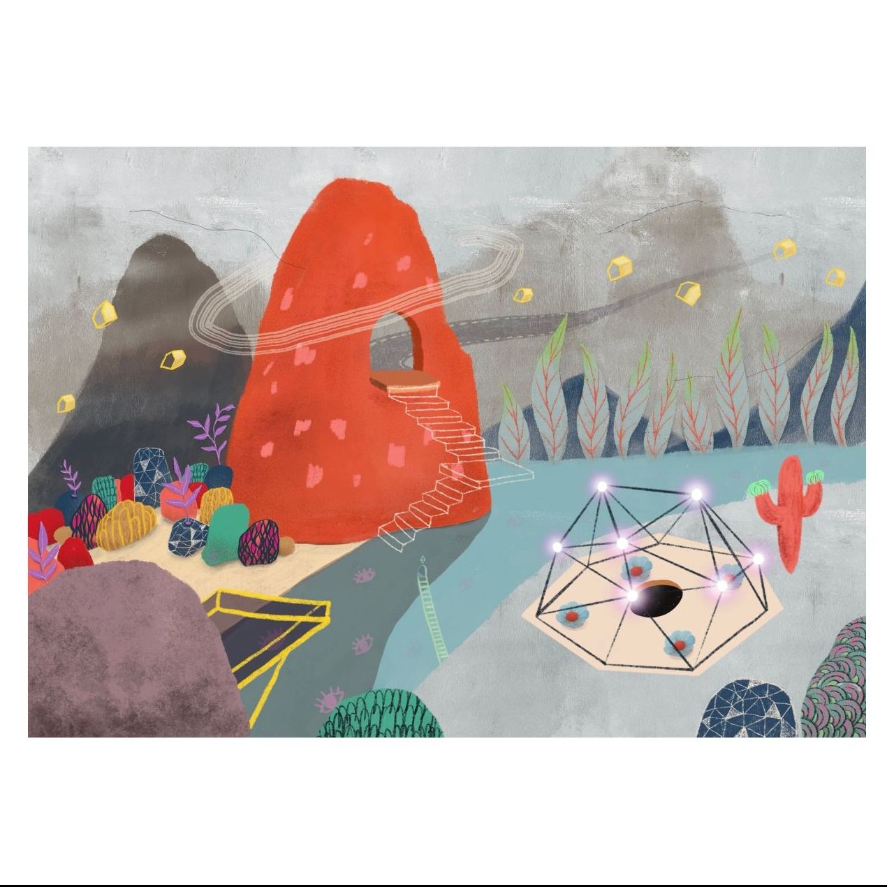 Where Are You Going | Art Print by September Khu