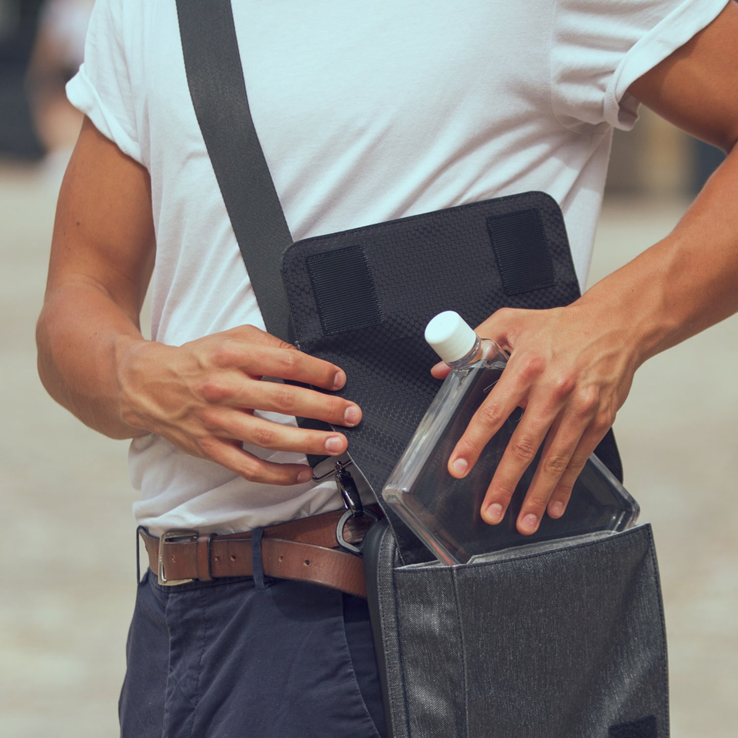 Etchr Slate Mini Satchel | Minimalist Art Bag