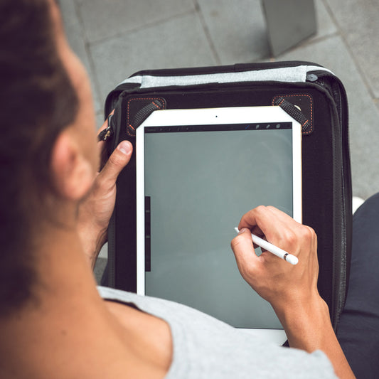 Etchr Slate Satchel | Minimalist Art Bag