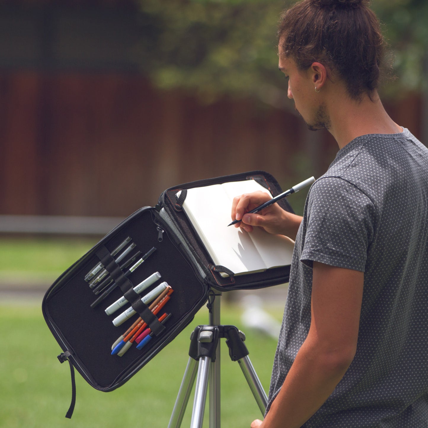 Etchr Slate Mini Satchel | Minimalist Art Bag
