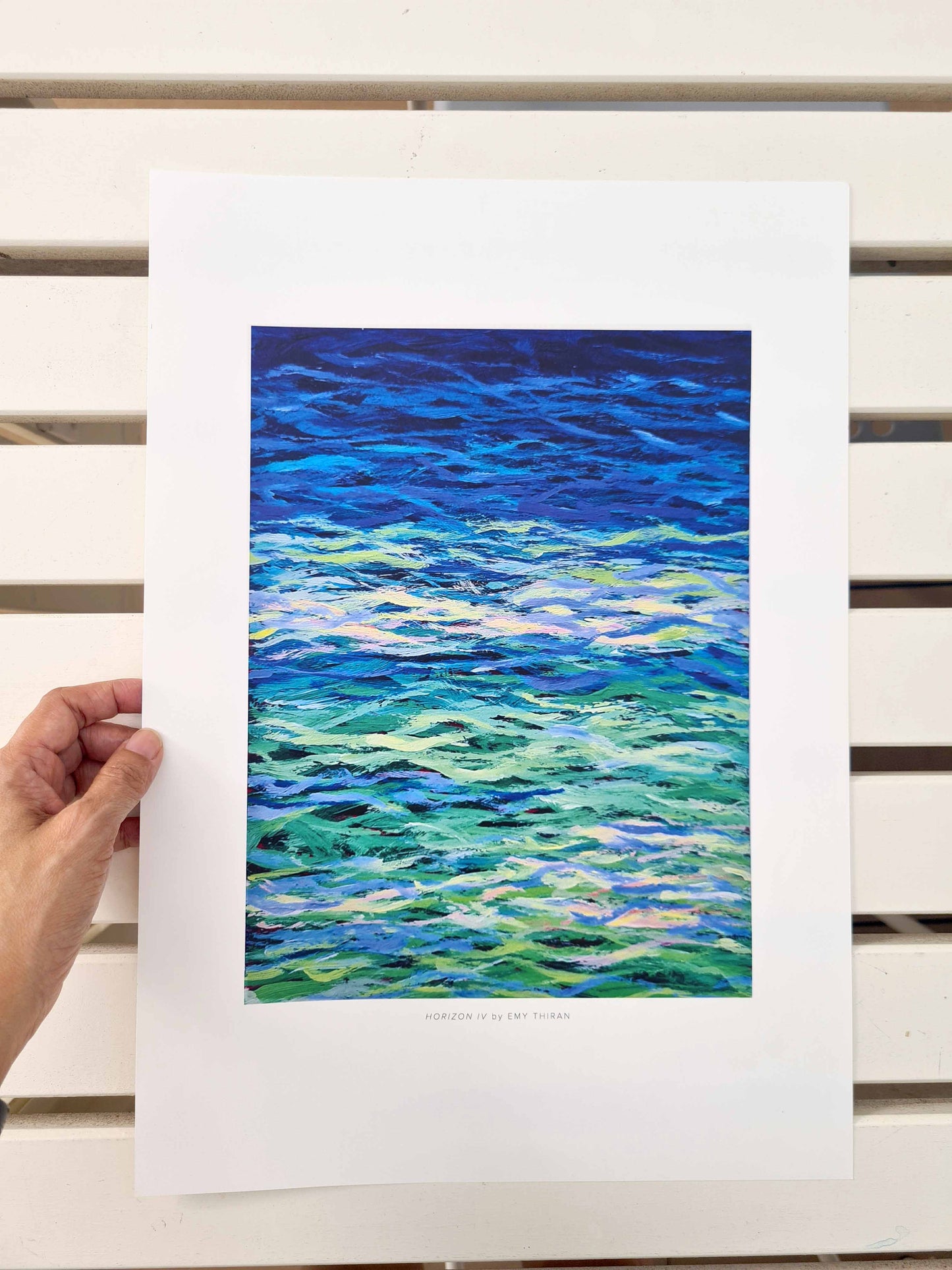 Horizon IV | Art print by Emy Thiran