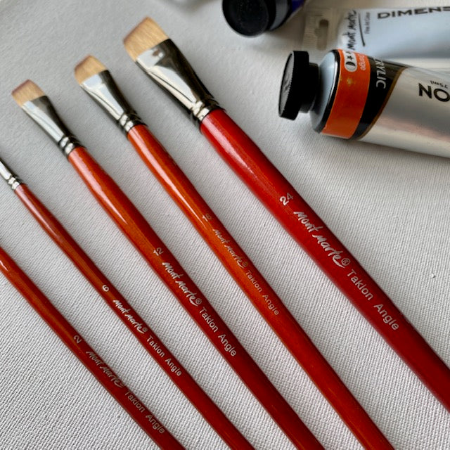 Mont Marte Artist Brush | Taklon Angle