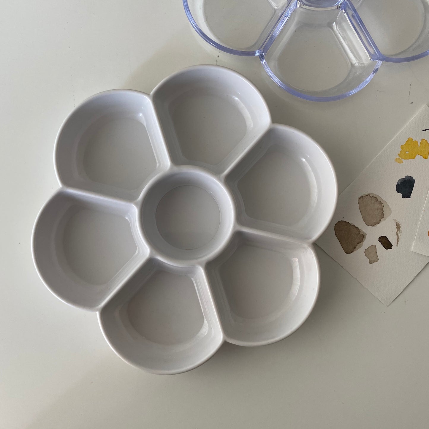 Watercolour palette, 7 well round