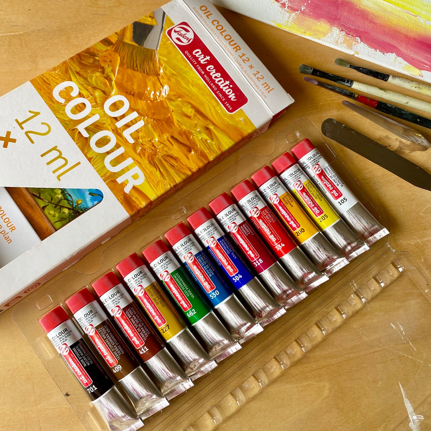 Talens Art Creation Oil Colour - 12 colour set
