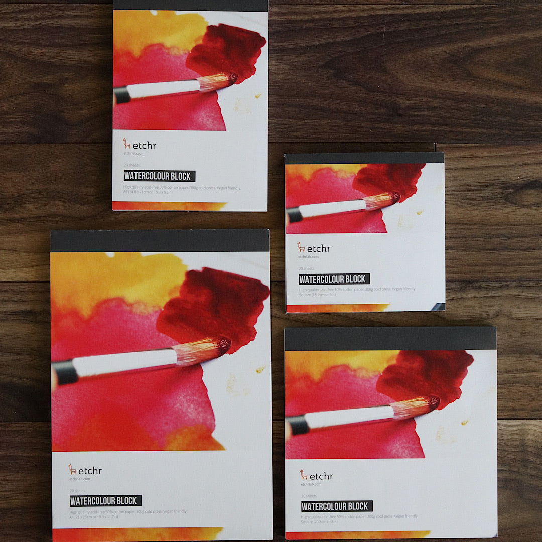 Etchr Paper Block | Cold Press