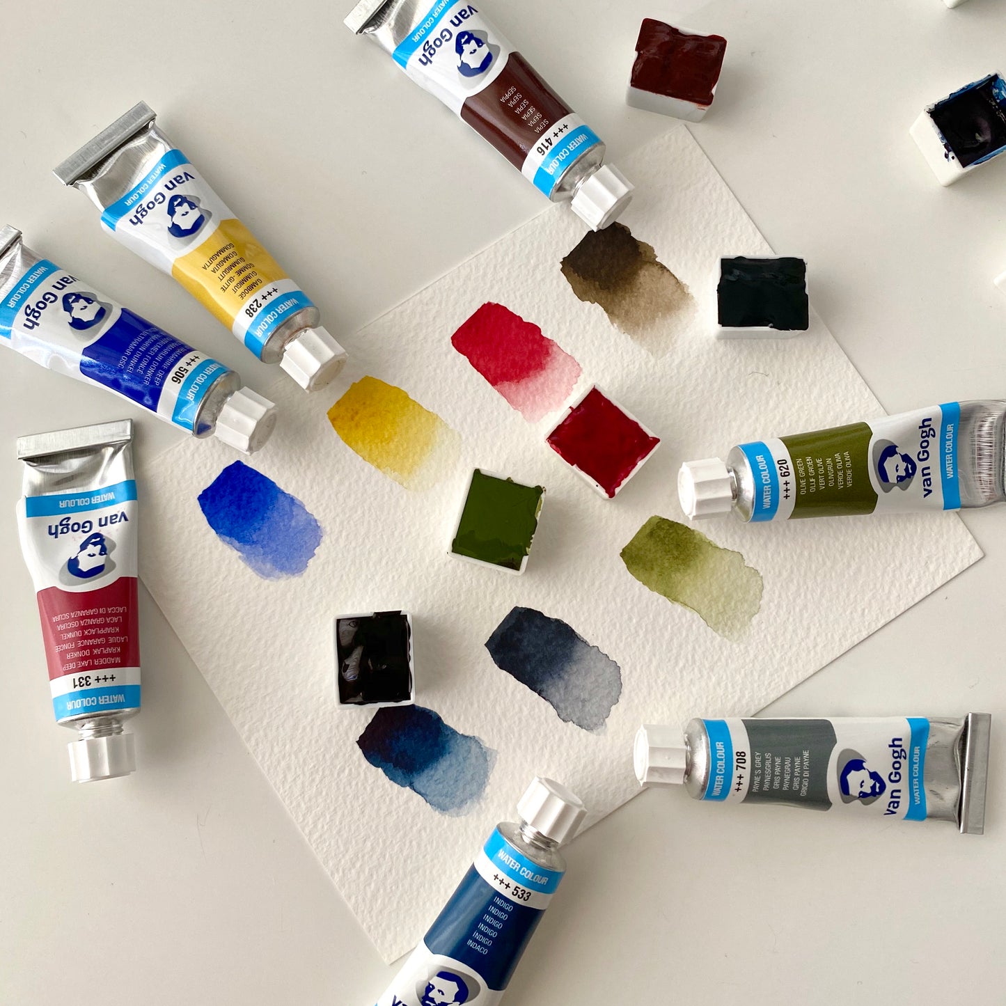Van Gogh Watercolour | Hand Poured Half Pan