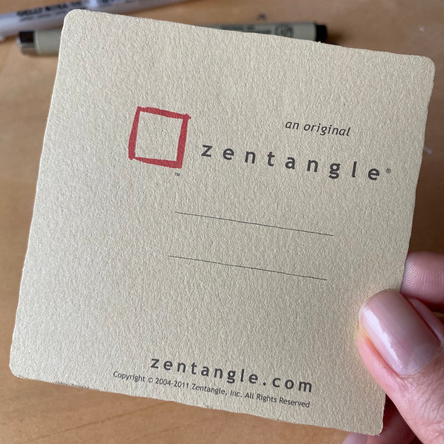Original Zentangle Tiles (Square RENAISSANCE 10s’)