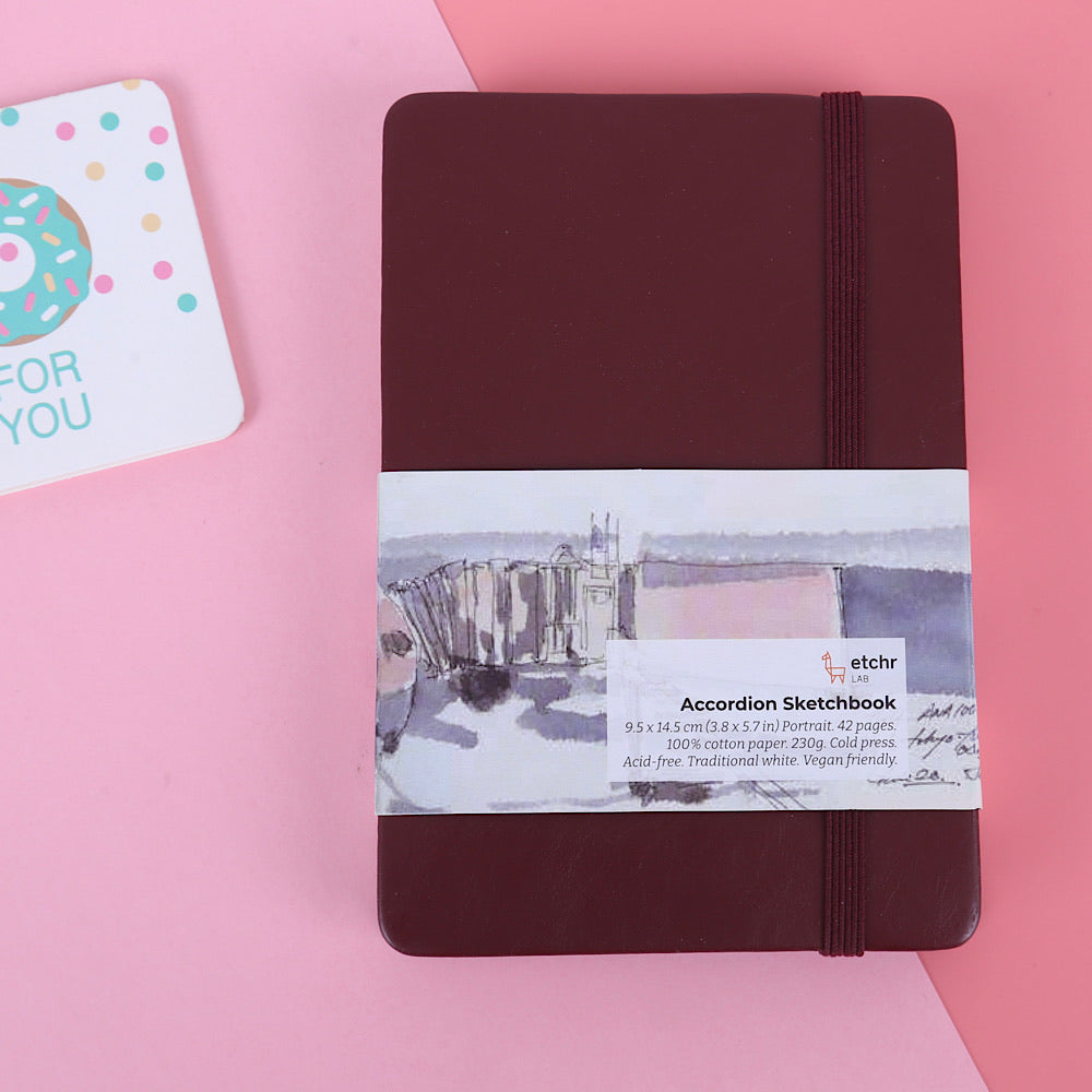 Etchr Accordion Sketchbook | Cold Press (Size S / M)