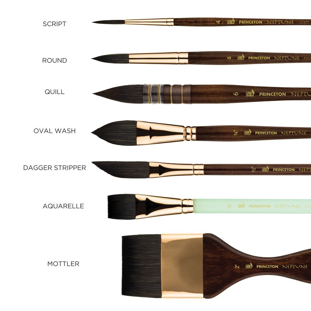 Princeton Neptune 4750 Series | Synthetic Squirrel | Round Brush