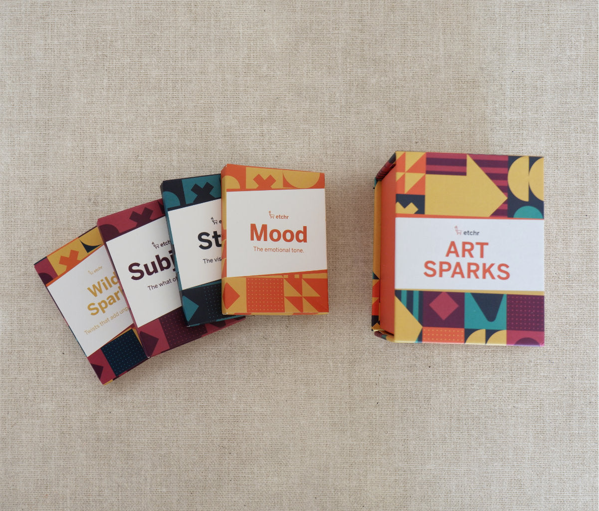 ART SPARKS by Etchr | Creative challenge cards