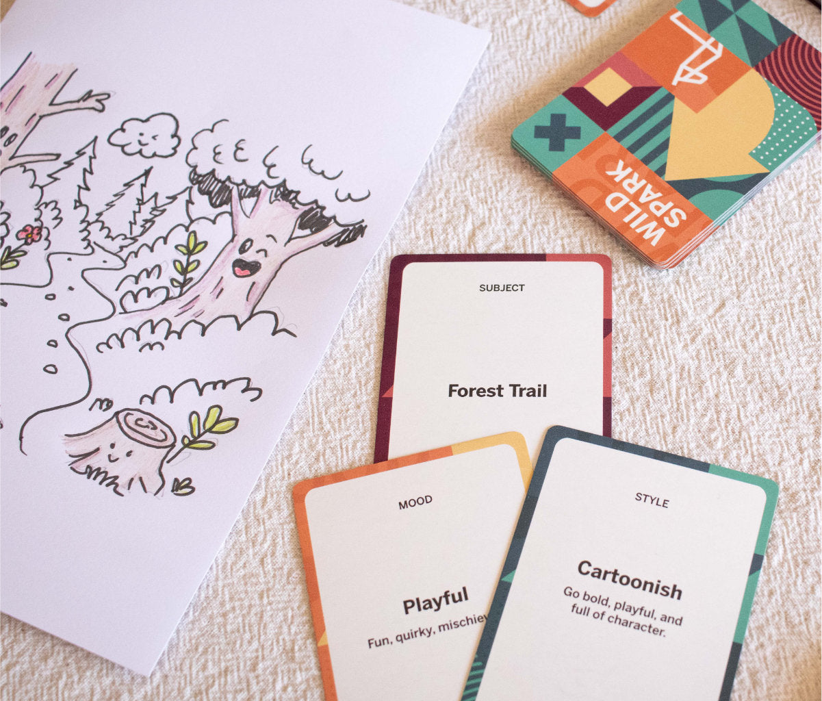 ART SPARKS by Etchr | Creative challenge cards