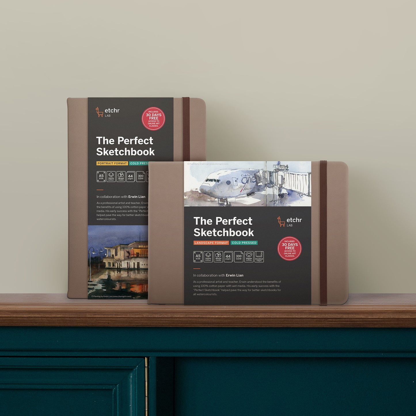 The Perfect Sketchbook: A5 Portrait / Landscape