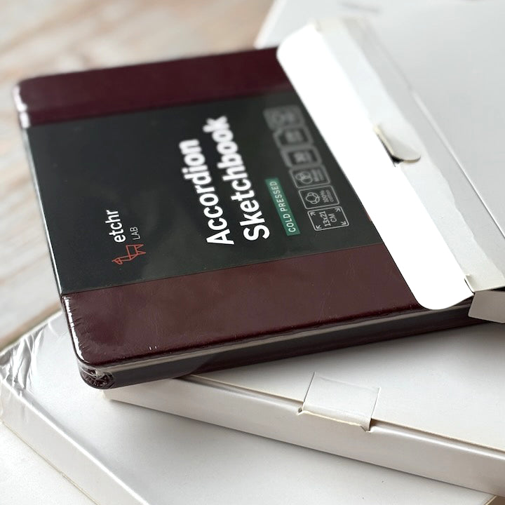 [B-Grade] Etchr Accordion Sketchbook (Minor corner dent/ slight packaging damange)