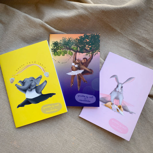 The Delectable Ballerinas Softcover Notebook Set B