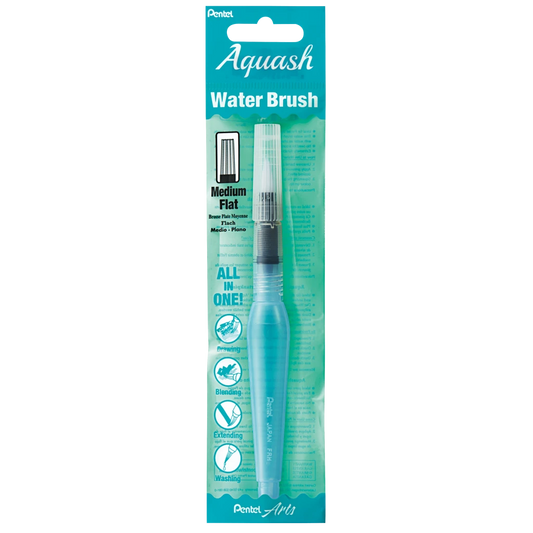 Pentel Aquash Water Brush - Flat Tip | Medium