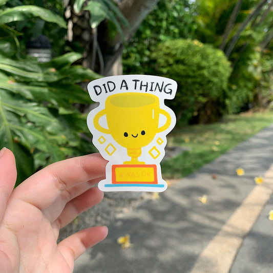 tiny achievements (!) - did a thing, by Cassandra Tan