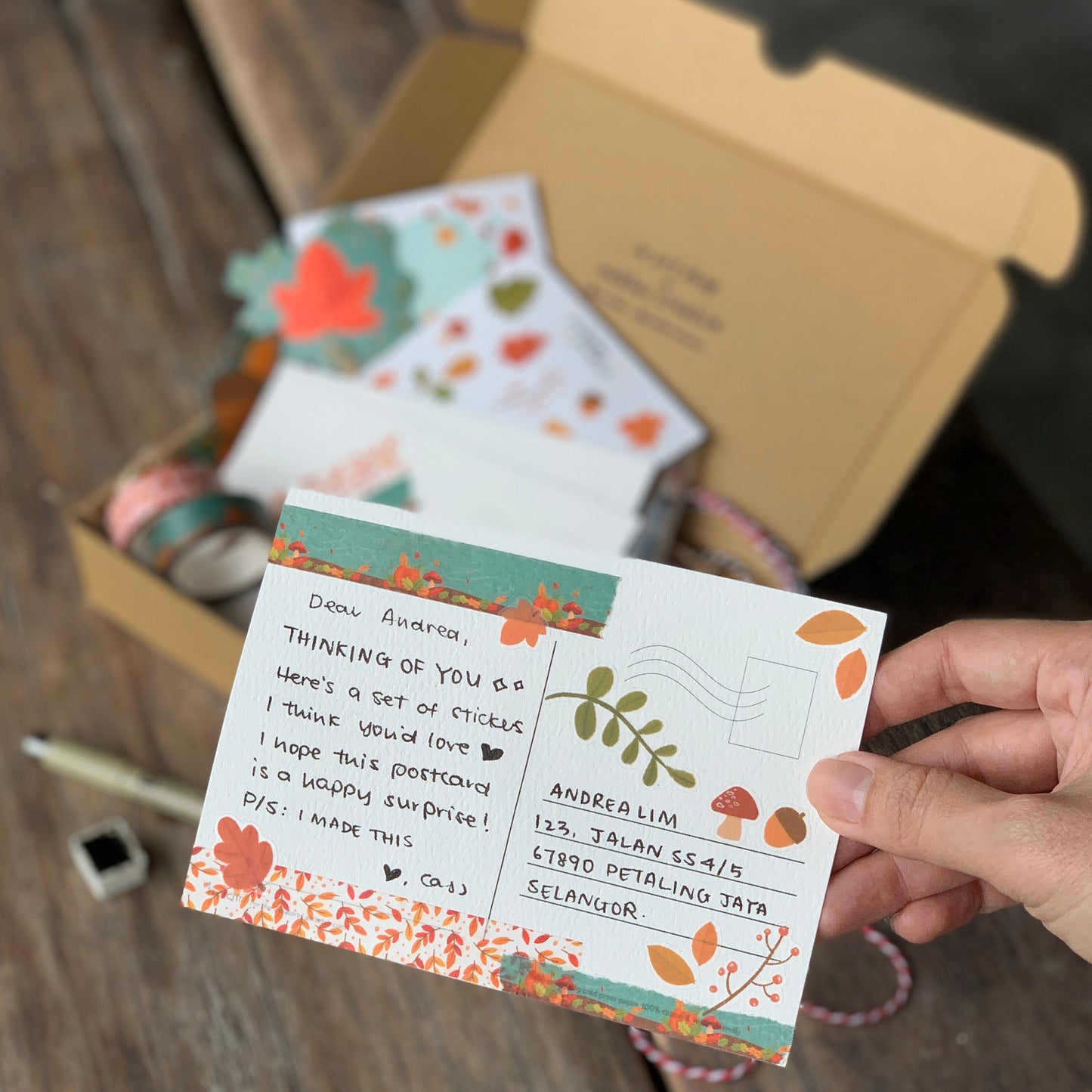 For the Love of Autumn: Workshop Kit | Post Cards