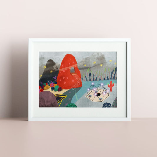 Where Are You Going | Art Print by September Khu