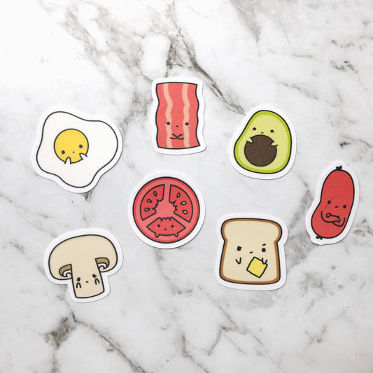 Breakfast Buds Sticker Pack by Cassandra Tan