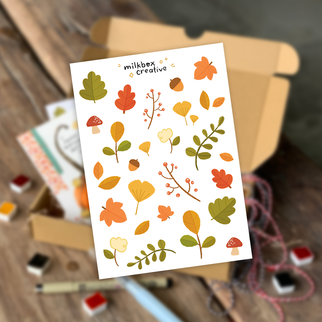 For the Love of Autumn: Workshop Kit | Post Cards