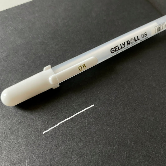 Gelly Roll White pen