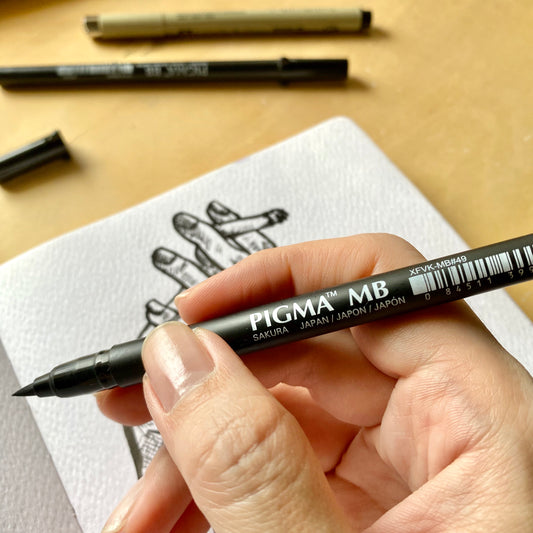 PIGMA Brush Pen - Set of 3 (Fine, Medium, Bold)