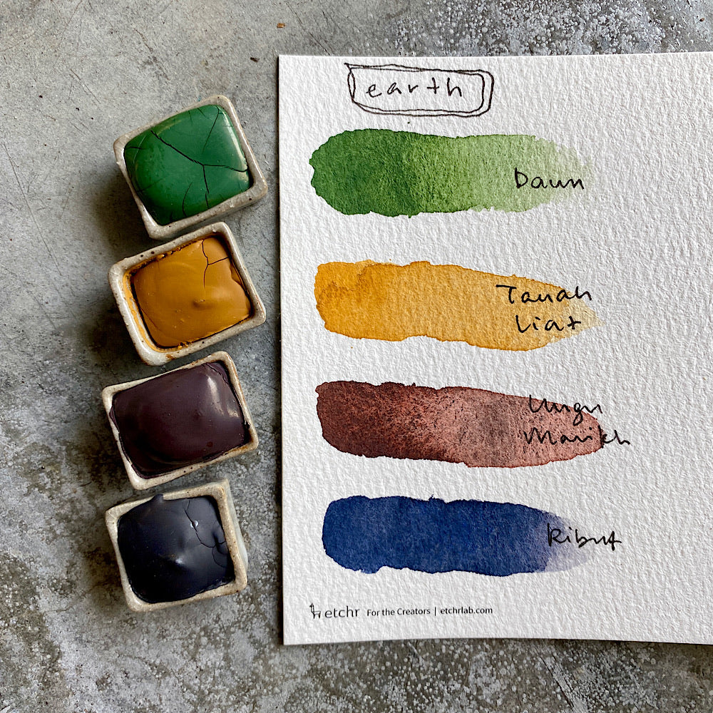 Earth | Collector's Edition Handmade Watercolours
