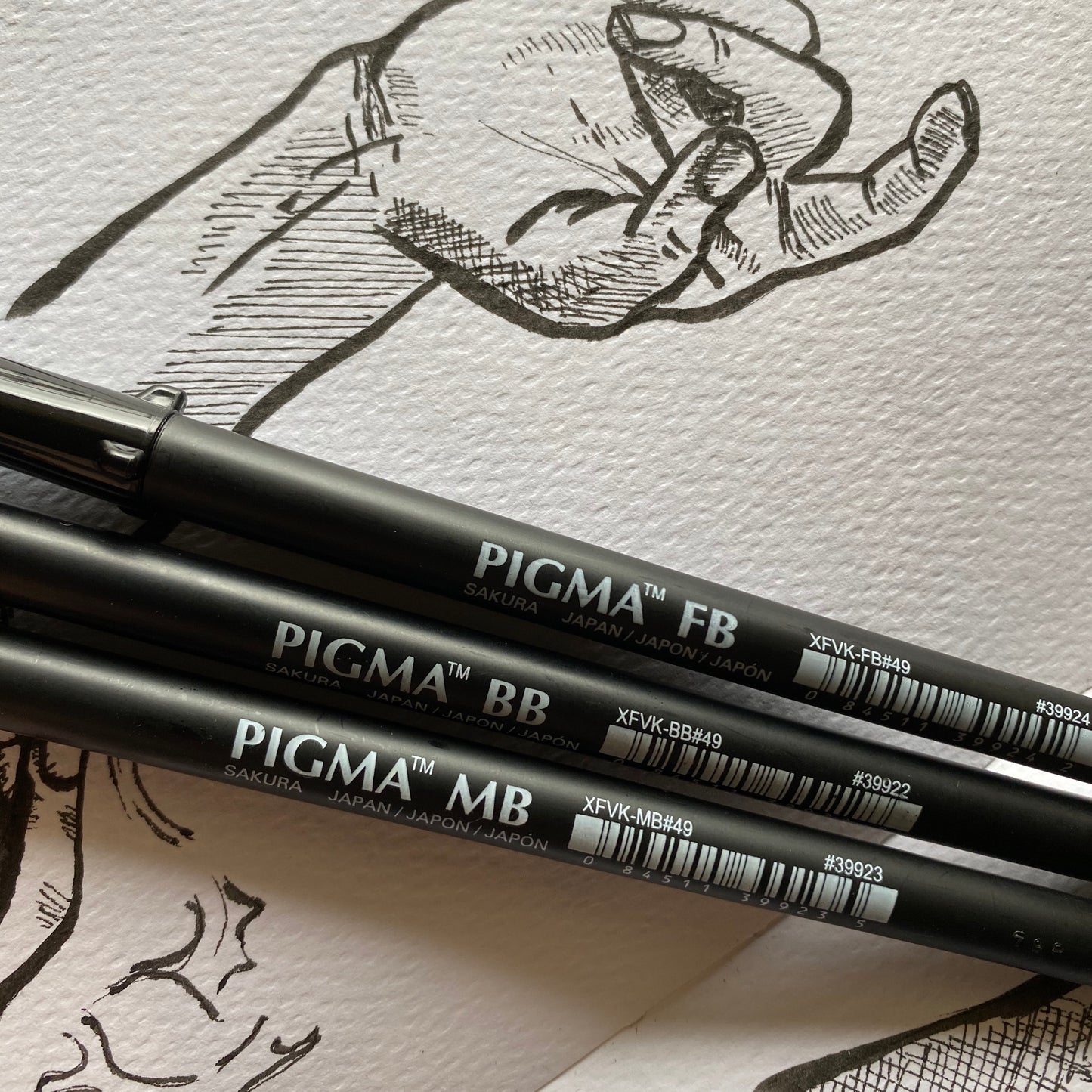 PIGMA Brush Pen - Set of 3 (Fine, Medium, Bold)