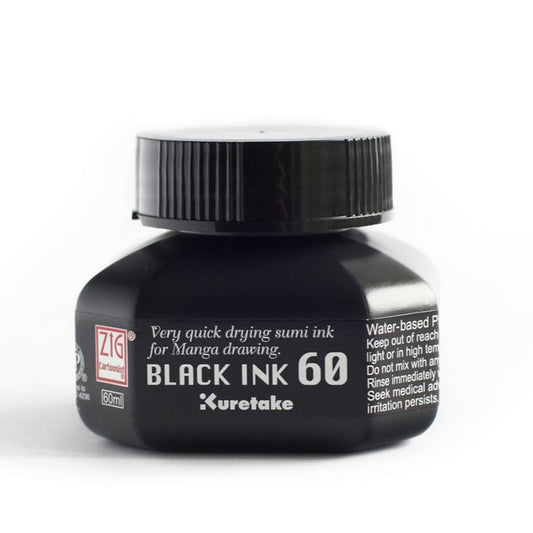 ZIG Cartoonist Black Ink | 60ml